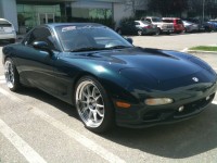 Montego Blue RX7 FD with SSR Sp3 18x9, 18x10