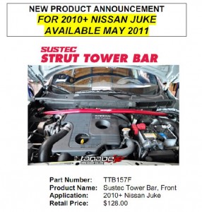 Front Strut Tower Bar Nissan Juke