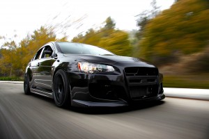 evo x with chargespeed bumper