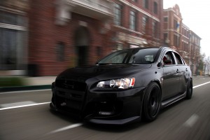 evo x with chargespeed bumper