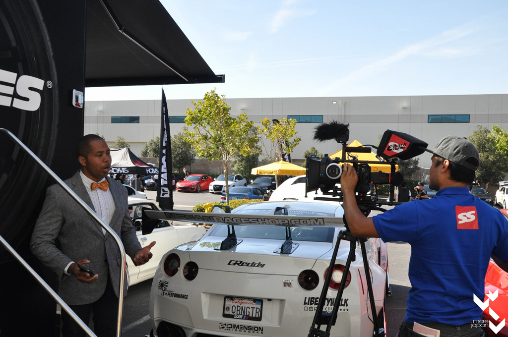 Bisimoto getting interviewed by Superstreet