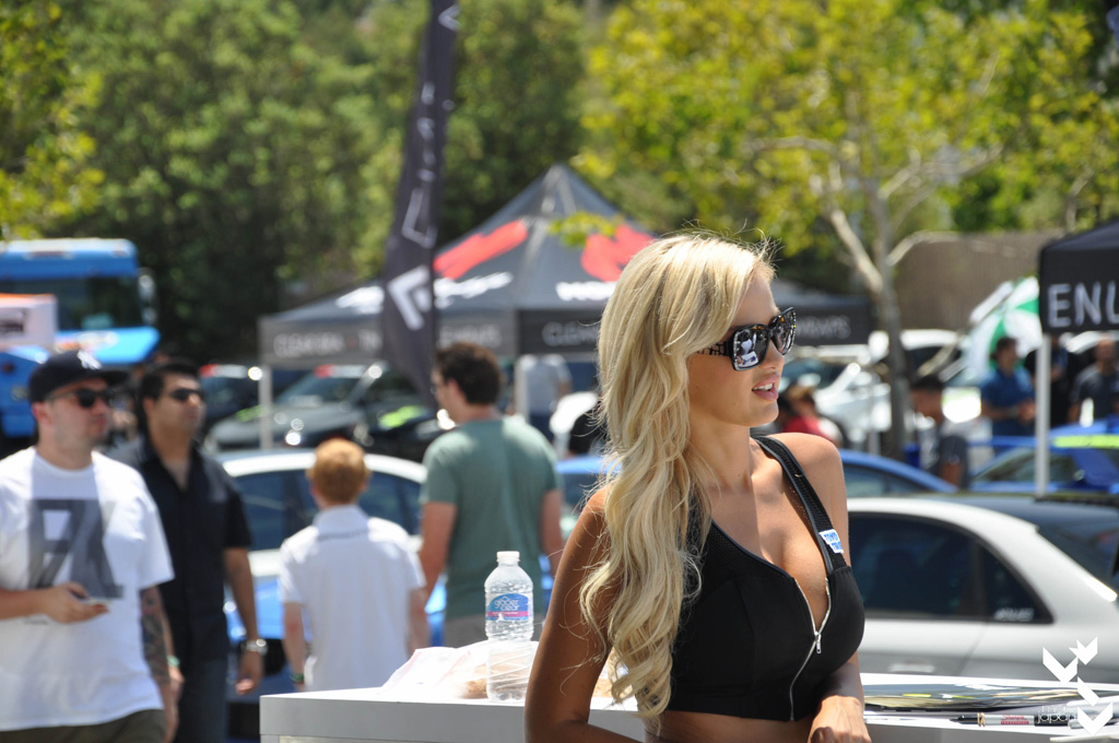 Leanna Bartlett was the Toyo girl for the day