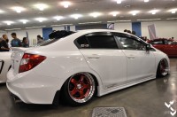 New body civic on red Professor SP1s definitely catches your eyes. 